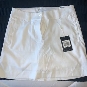 White Nike golf skirt